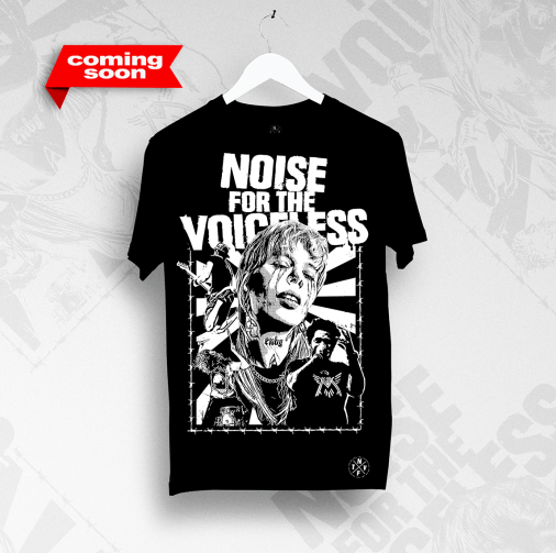 Collage Band T-Shirt by Noise For The Voiceless